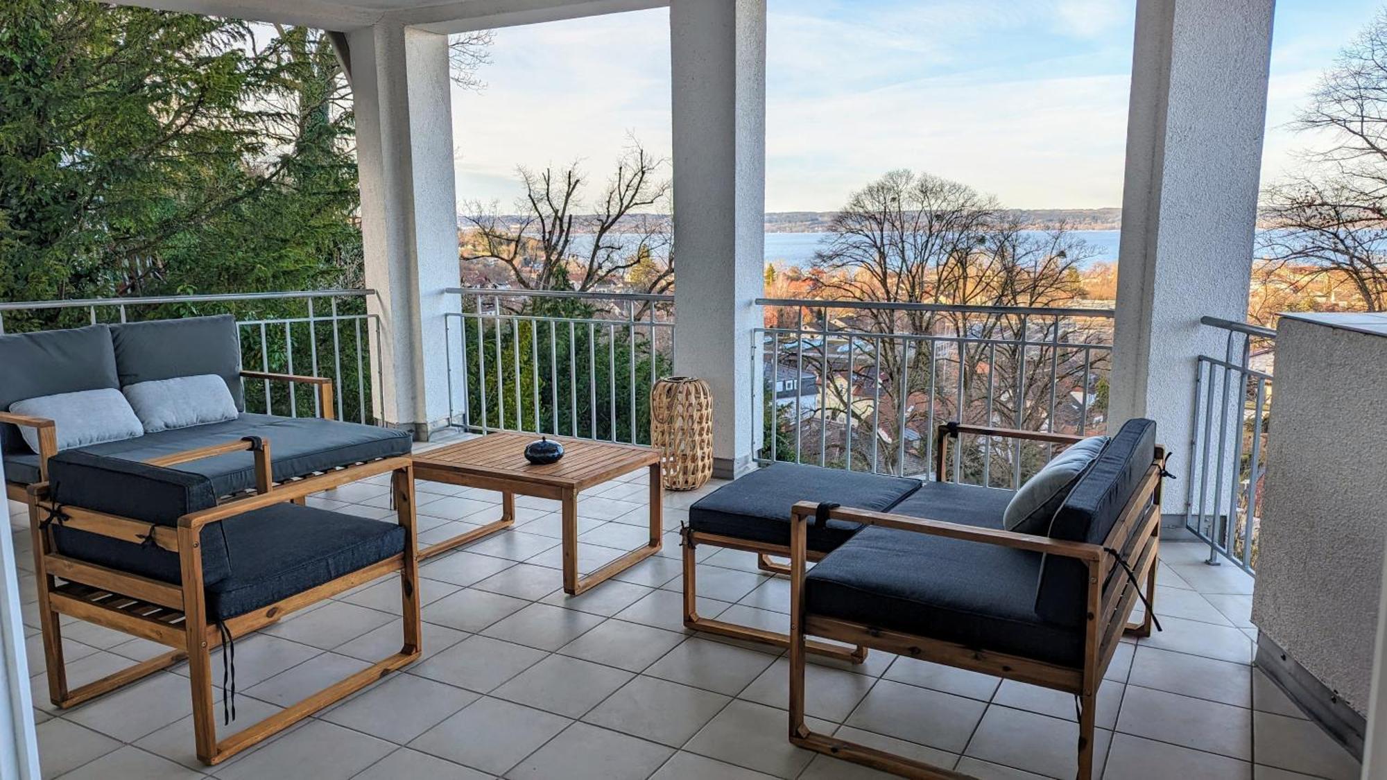 Liboria I Villa Mit Seeblick 10Min Vom See Herrsching am Ammersee Eksteriør bilde